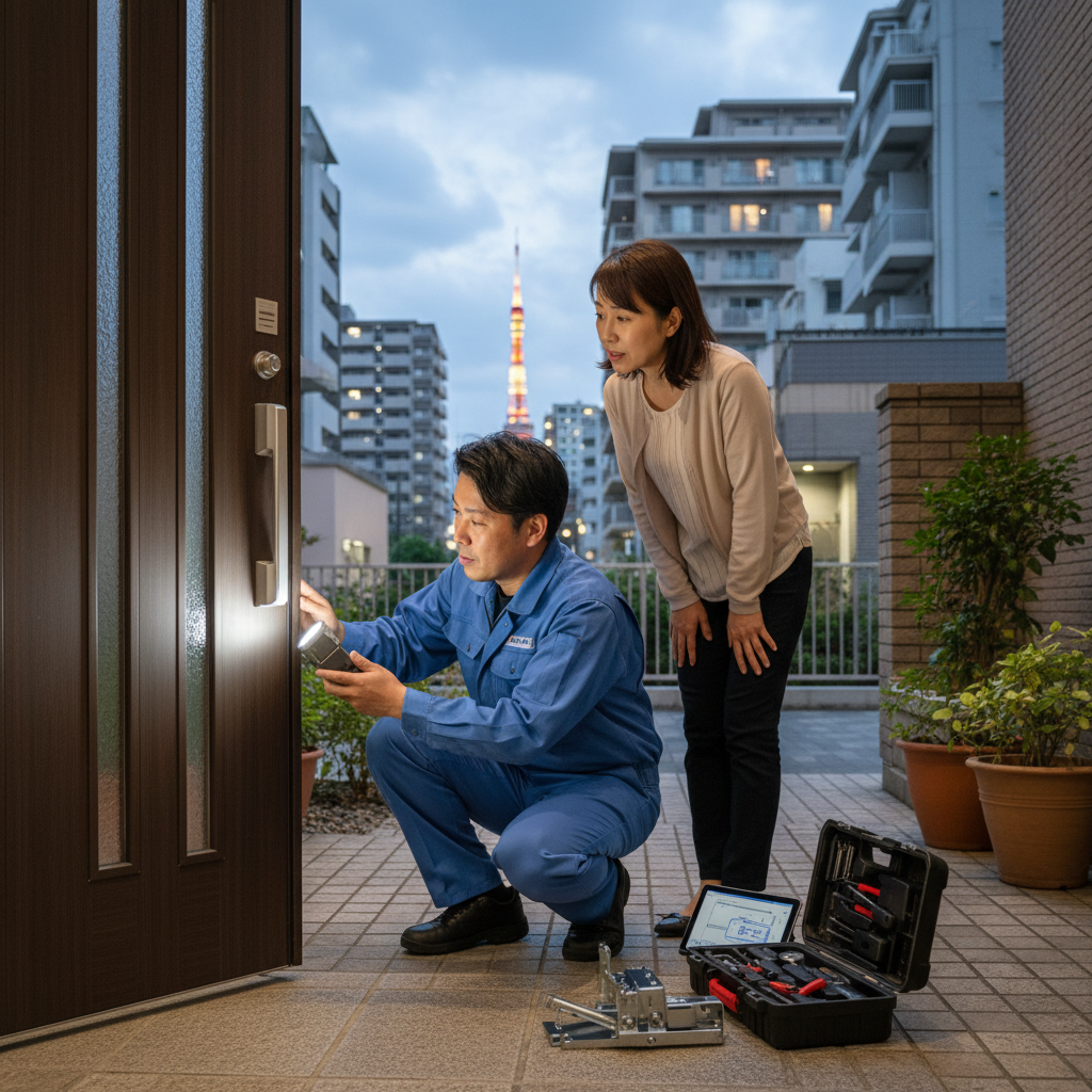 東京都港区浜松町のドア修理：料金・事例・依頼の流れ