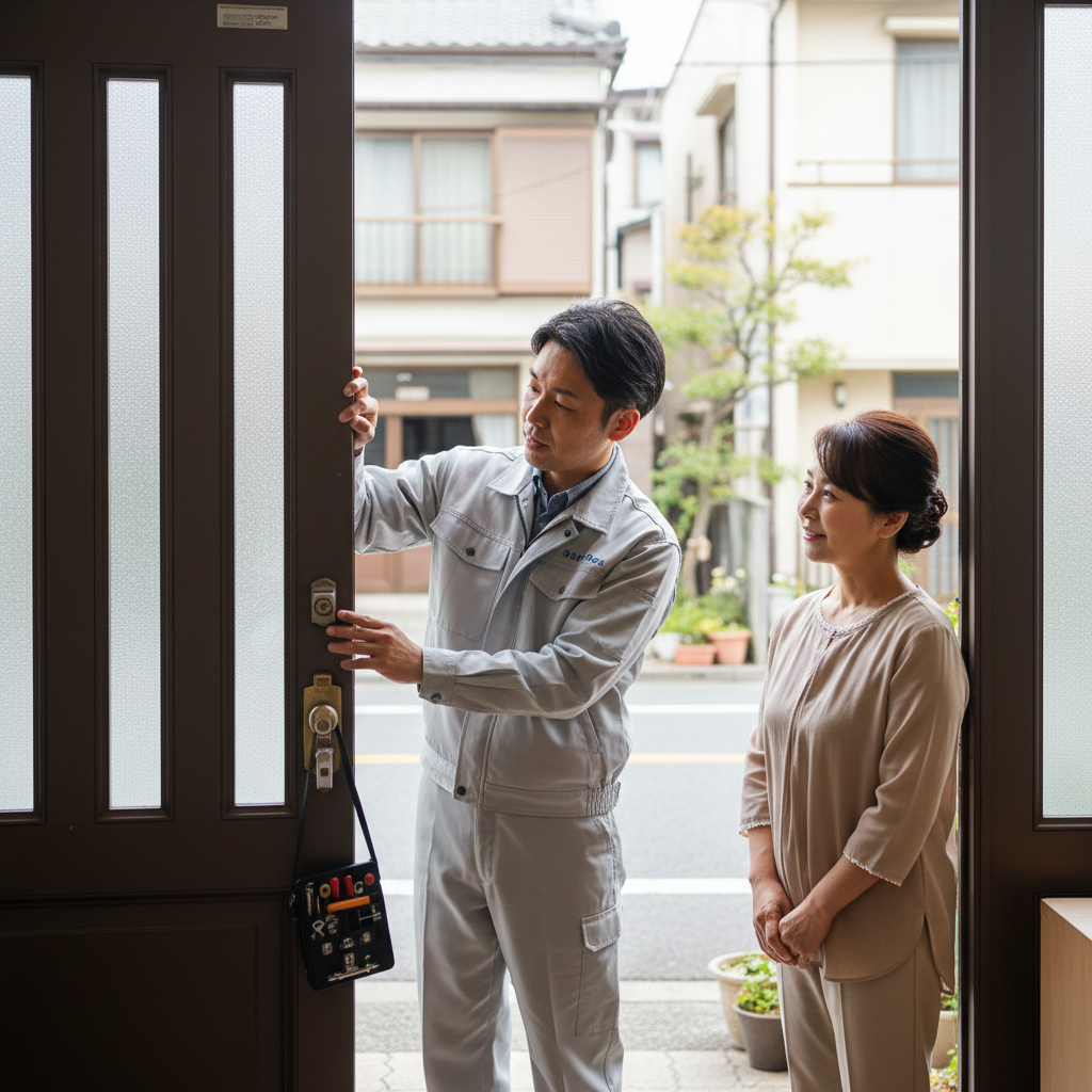 東京都荒川区西日暮里 ドア修理の料金・事例・依頼の流れ