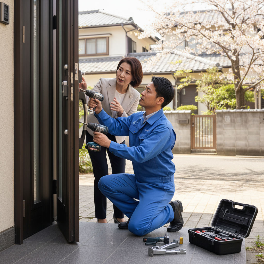 東京都狛江市岩戸北 ドア修理の料金相場、事例、依頼の流れ
