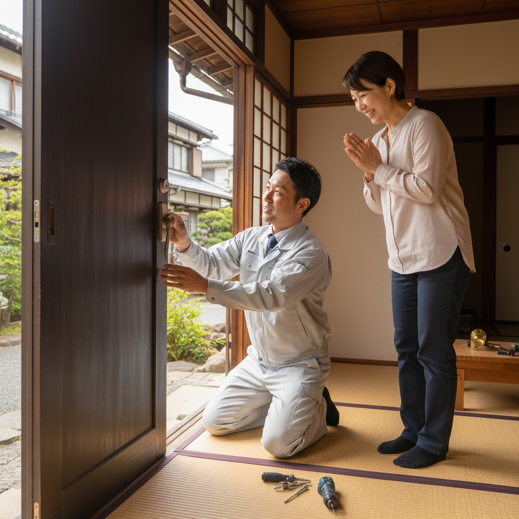 東京都狛江市元和泉 ドア修理の料金・事例・依頼の流れ