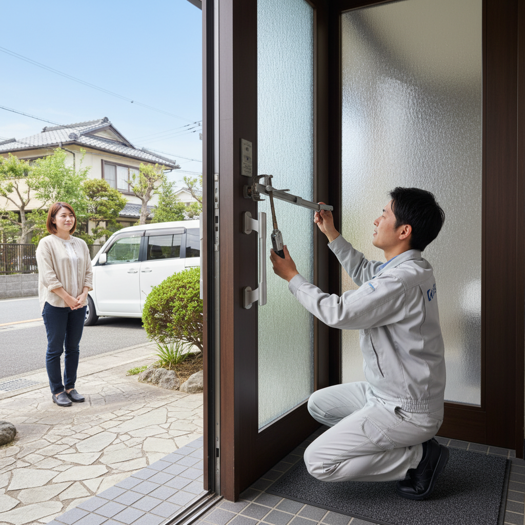 神奈川県横浜市栄区のドアクローザー交換：料金相場と依頼の流れ