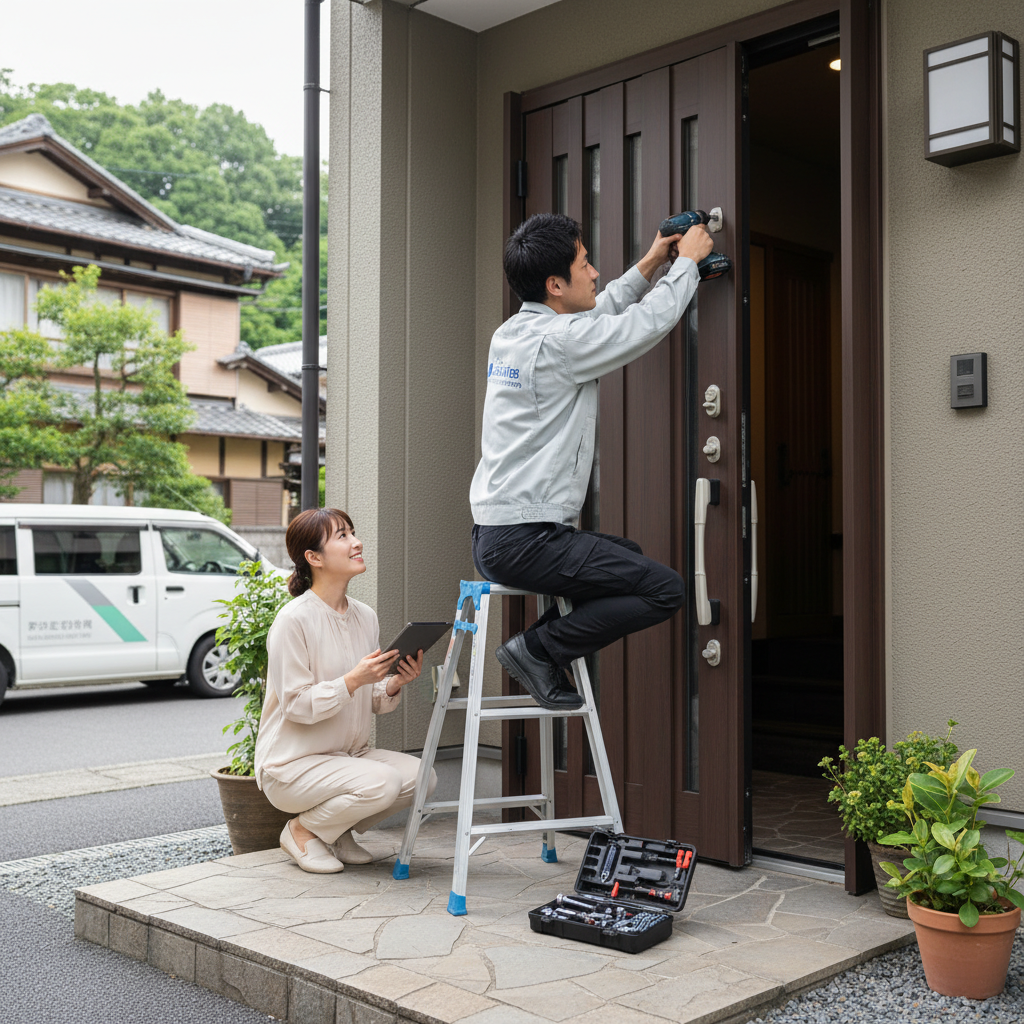 神奈川県横浜市緑区のドアクローザー交換：料金相場、事例、依頼の流れ