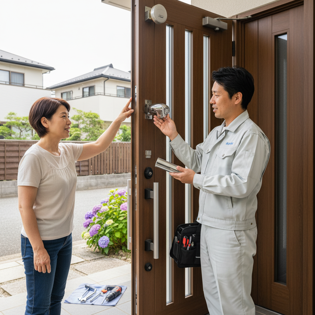 神奈川県川崎市高津区 ドアクローザー交換の料金相場、事例と依頼の流れ