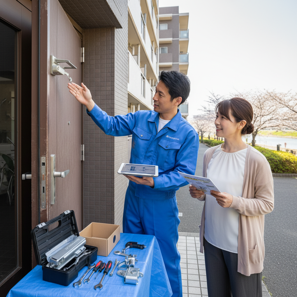 神奈川県川崎市多摩区のドアクローザー交換：料金相場と依頼の流れ