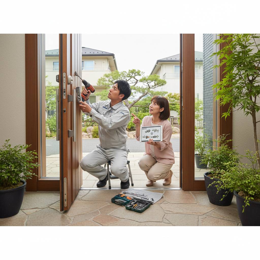 神奈川県川崎市中原区のドアクローザー交換：料金相場、事例、依頼の流れ