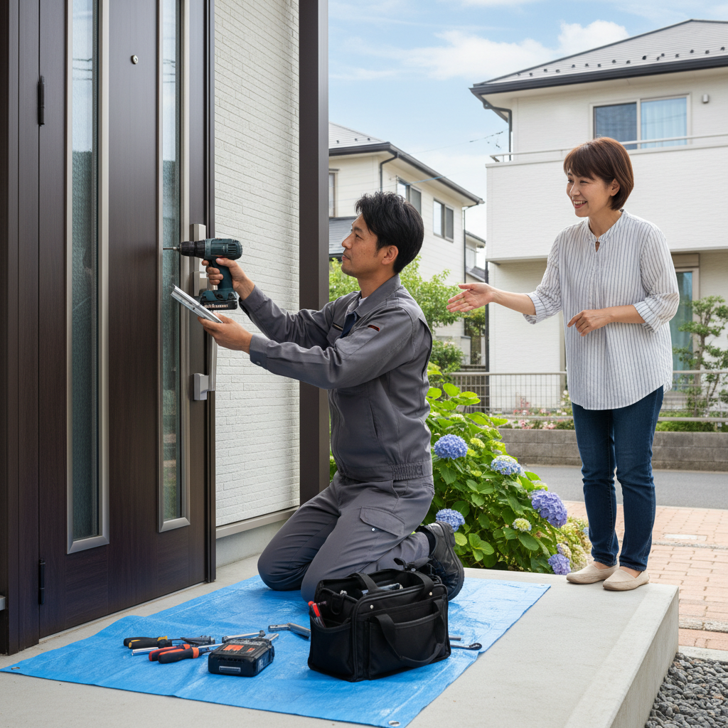 神奈川県川崎市麻生区のドアクローザー交換:料金相場・事例と依頼の流れ