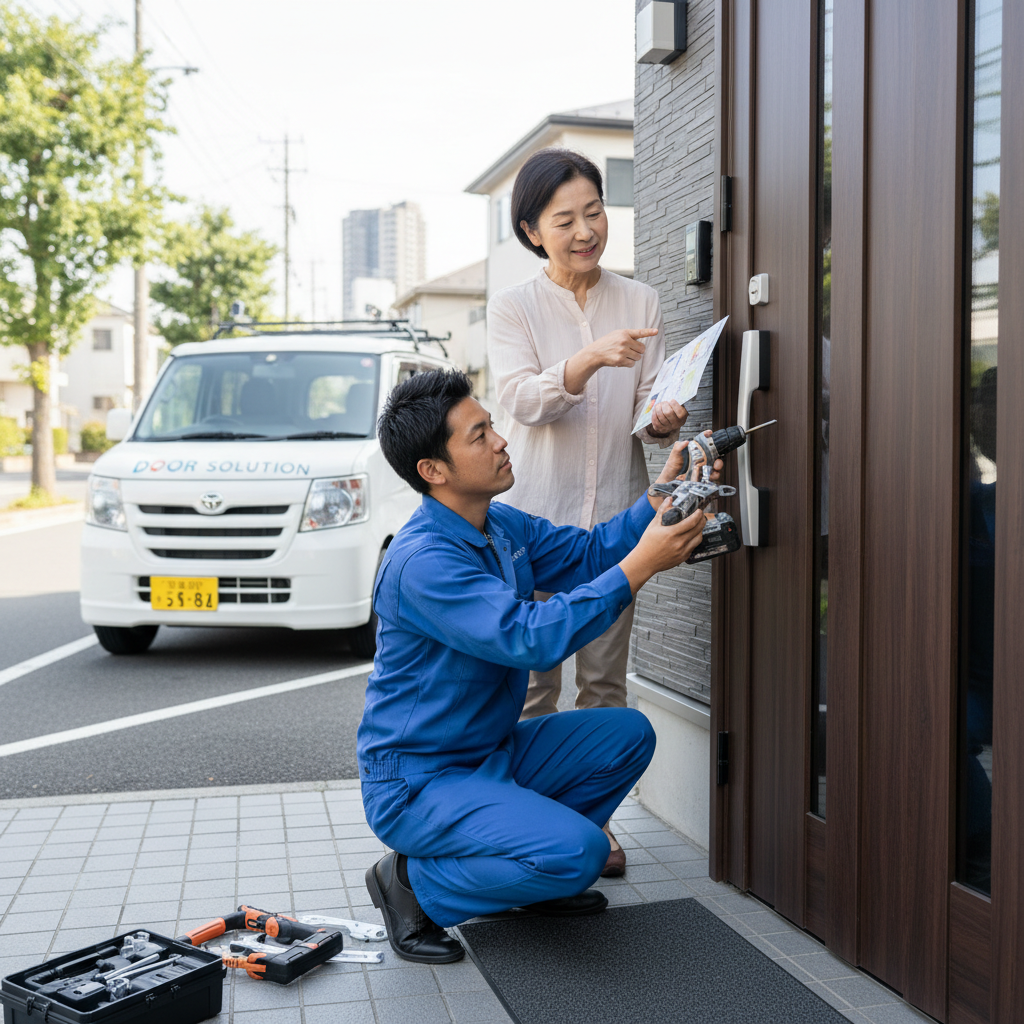 料金相場は？千葉県千葉市稲毛区のドアクローザー交換 費用と依頼の流れ