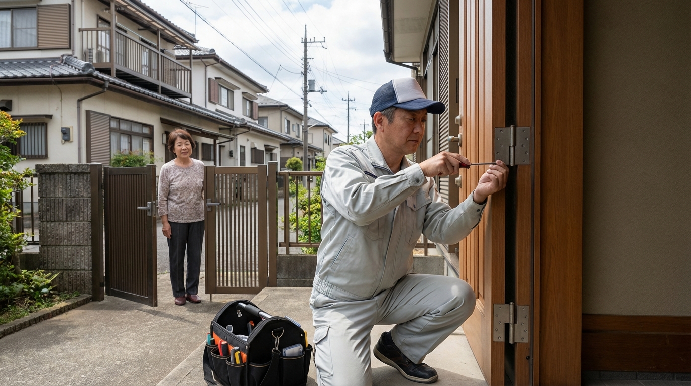 埼玉県伊奈町でのドア修理：料金相場、事例、依頼の流れ