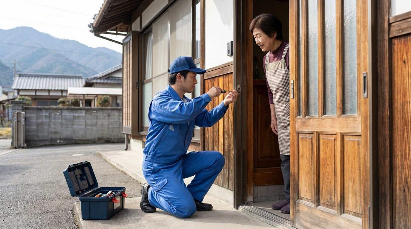 埼玉県皆野町 ドア修理の料金相場、事例、依頼の流れ