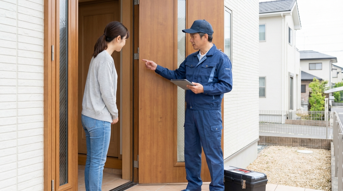 料金相場、事例、依頼の流れ｜埼玉県吉見町のドア修理