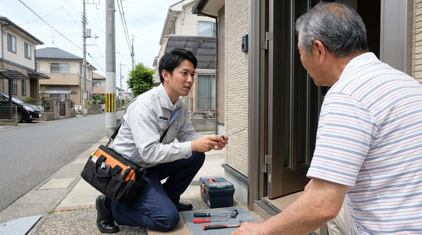 埼玉県久喜市のドア修理：料金・事例・依頼の流れ