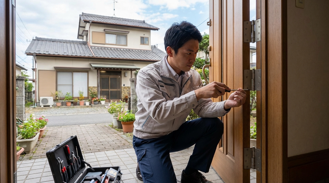 H2-3：埼玉県熊谷市 ドア修理の料金相場、事例、依頼の流れ