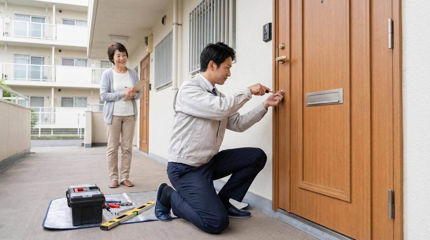 埼玉県戸田市でのドア修理：料金相場、事例、依頼の流れ