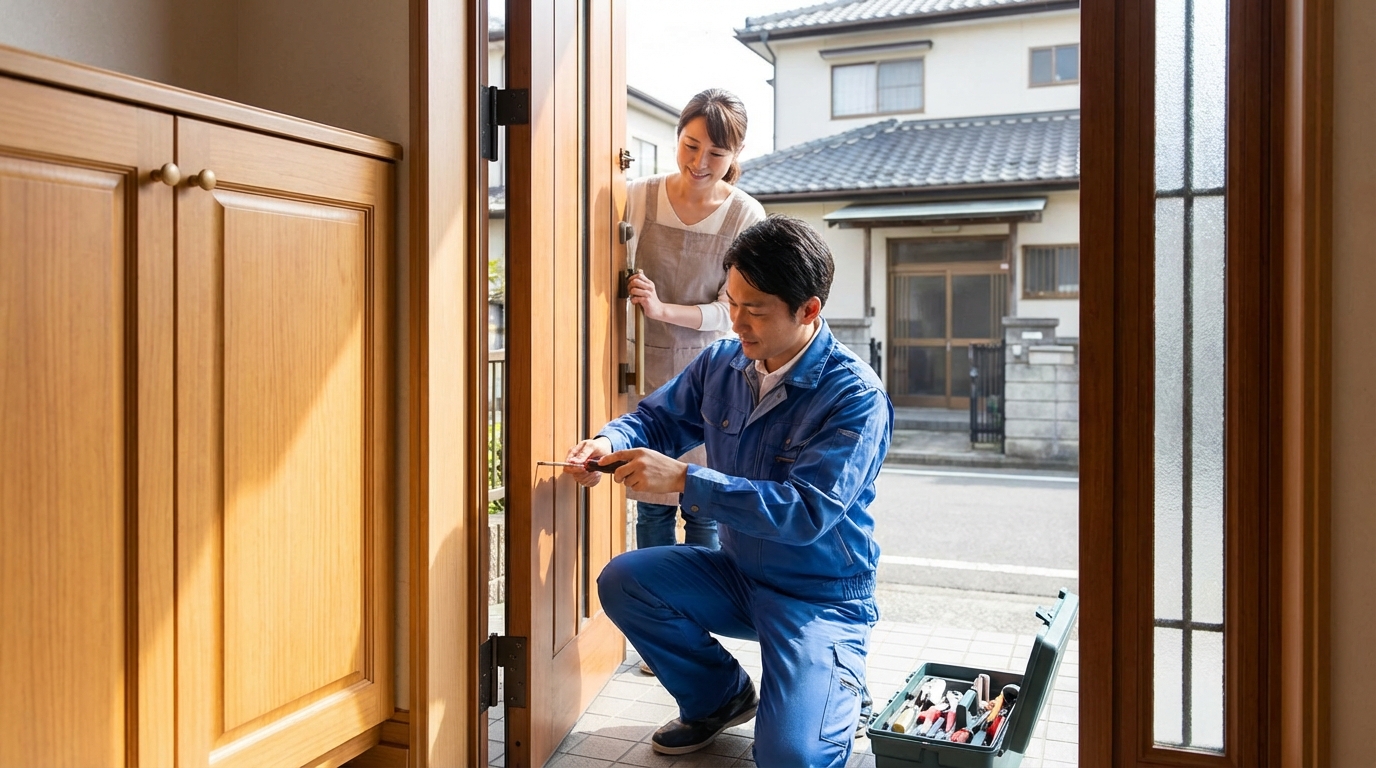 埼玉県小鹿野町でのドア修理料金相場、事例、依頼の流れ