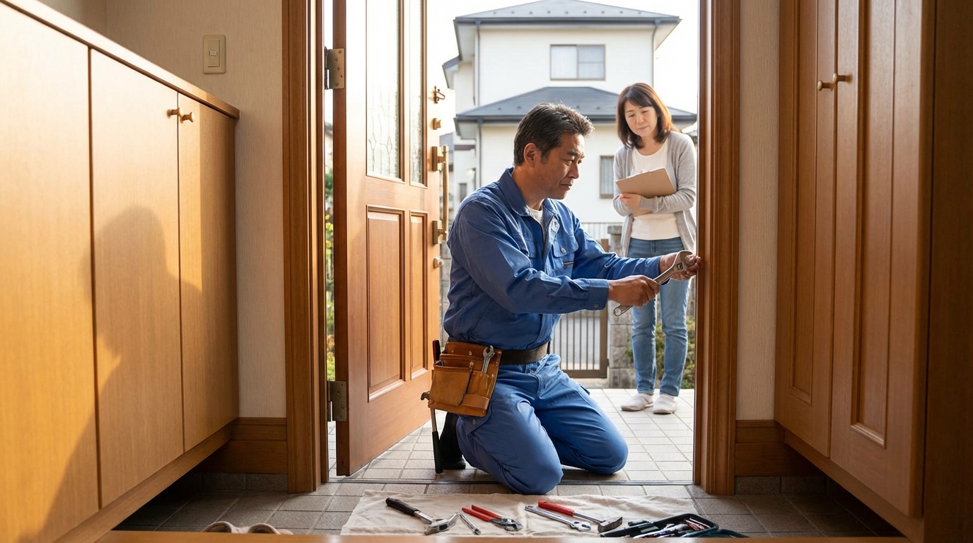 埼玉県上里町 ドア修理の料金相場・事例・依頼の流れ