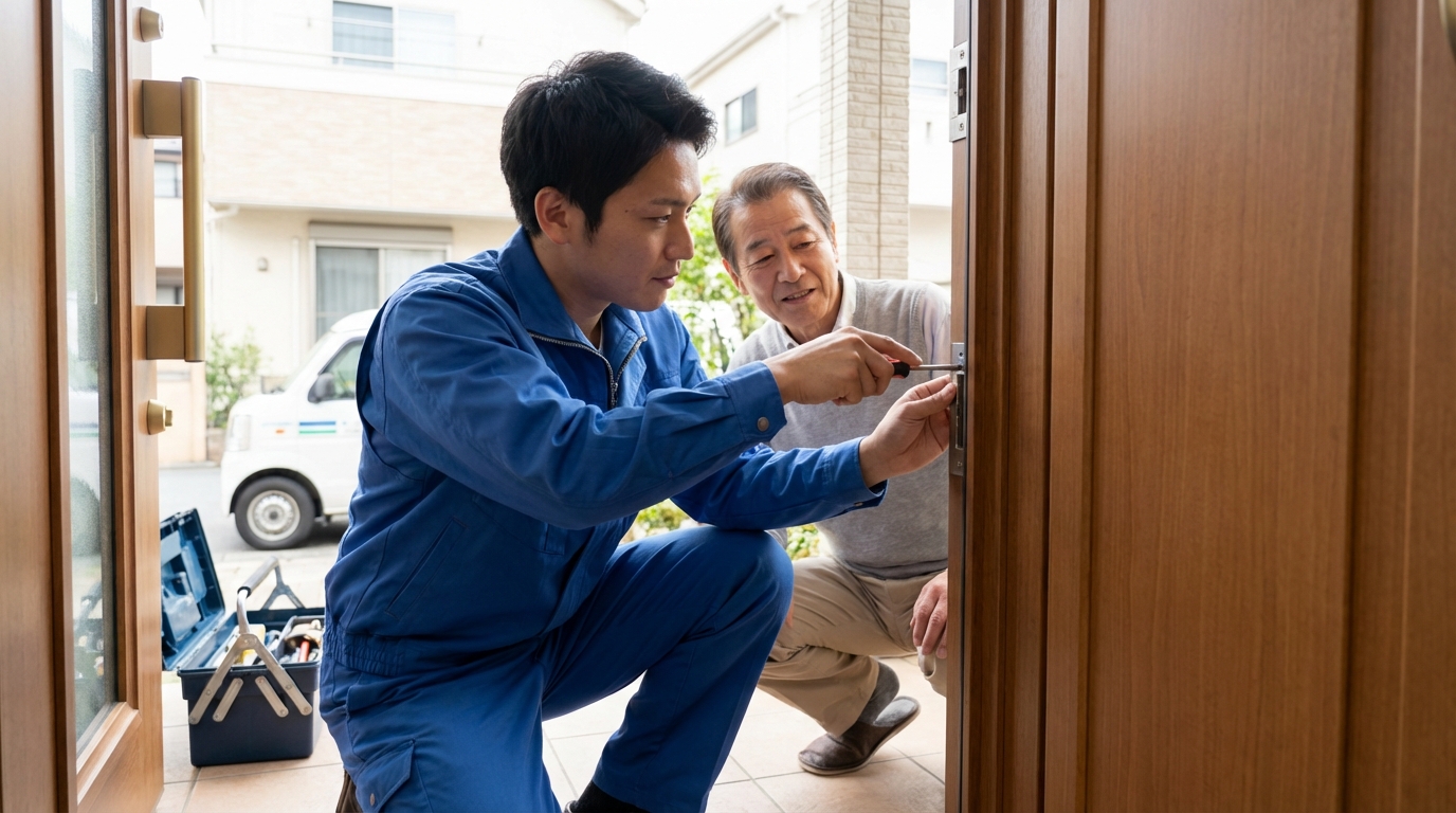 埼玉県草加市のドア修理：料金相場、事例紹介、依頼の流れ