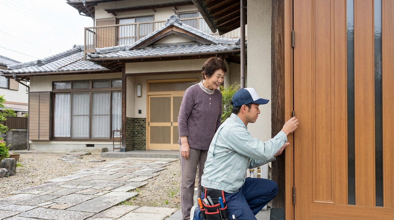 埼玉県美里町 ドア修理の料金相場、事例、依頼の流れ