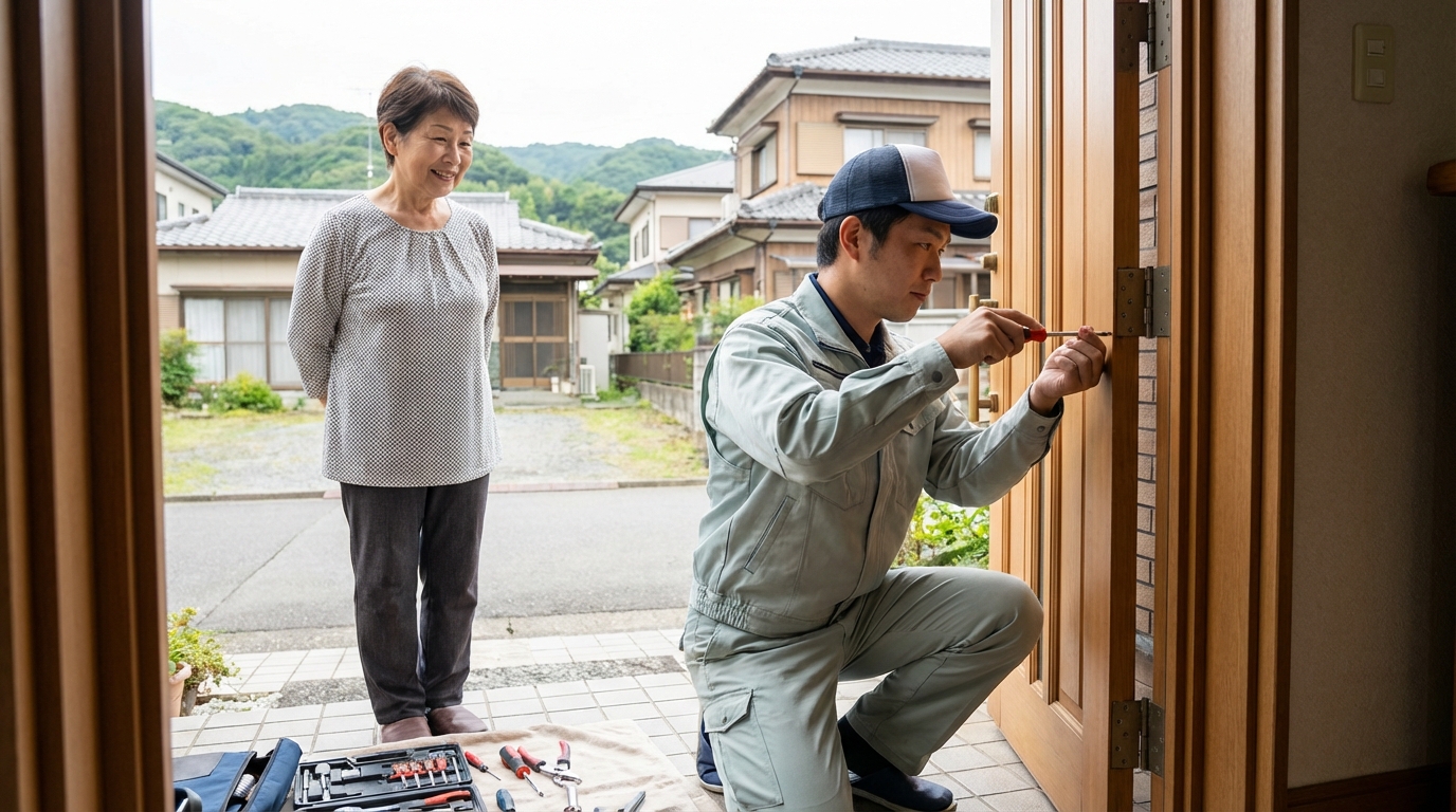 神奈川県伊勢原市のドア修理：料金・事例・依頼の流れ