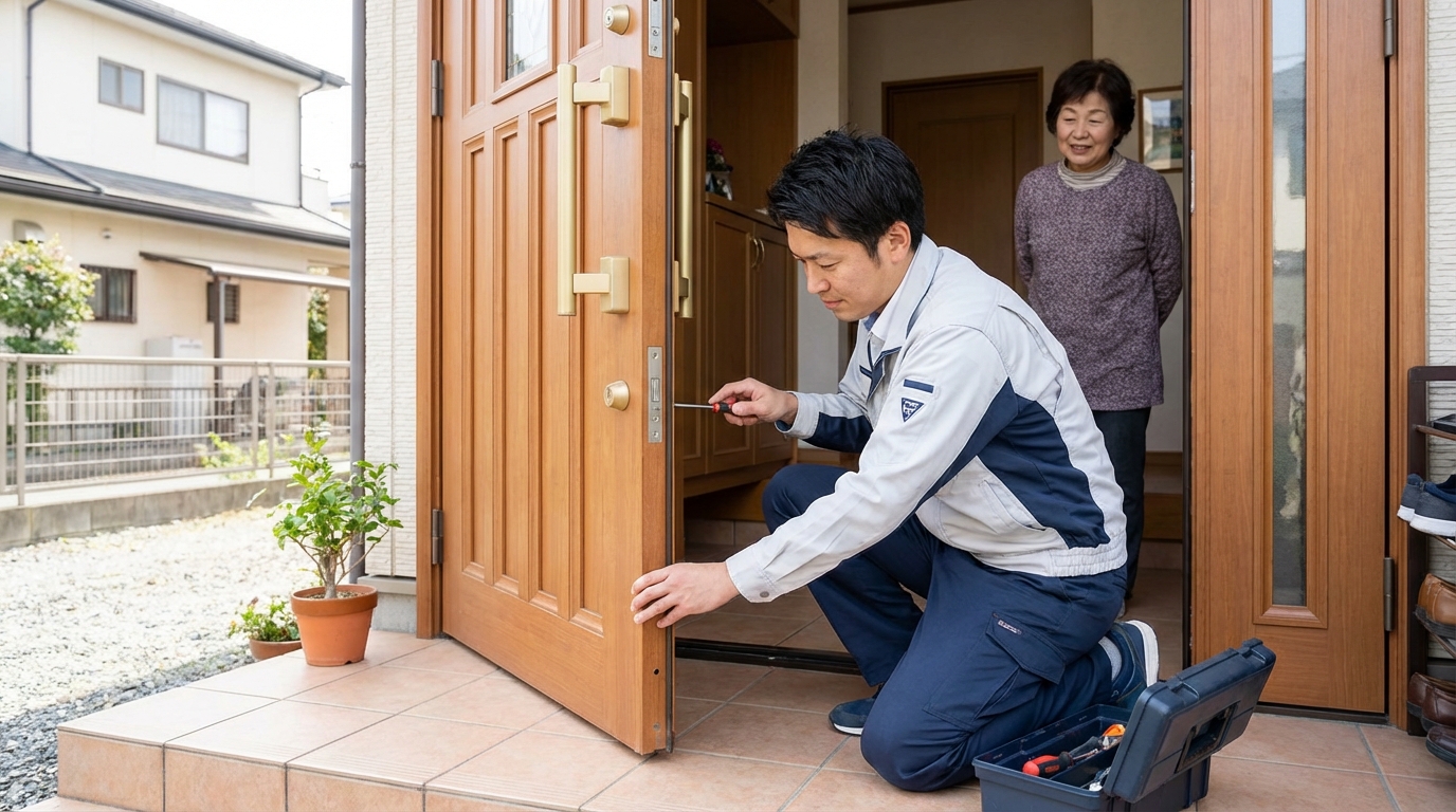 神奈川県横須賀市のドア修理：料金相場、事例、依頼の流れ