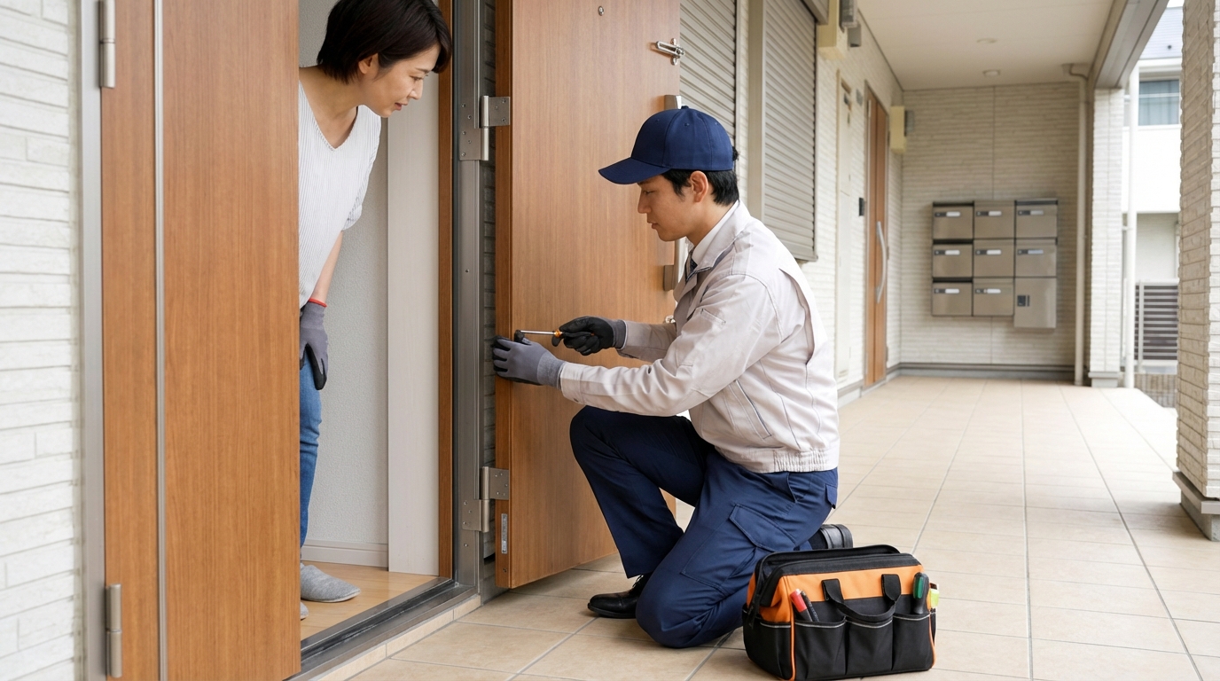 神奈川県横浜市金沢区 ドア修理の料金・事例・依頼の流れ