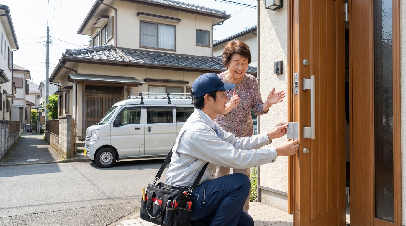 神奈川県横浜市港南区のドア修理|料金相場、事例、依頼の流れ