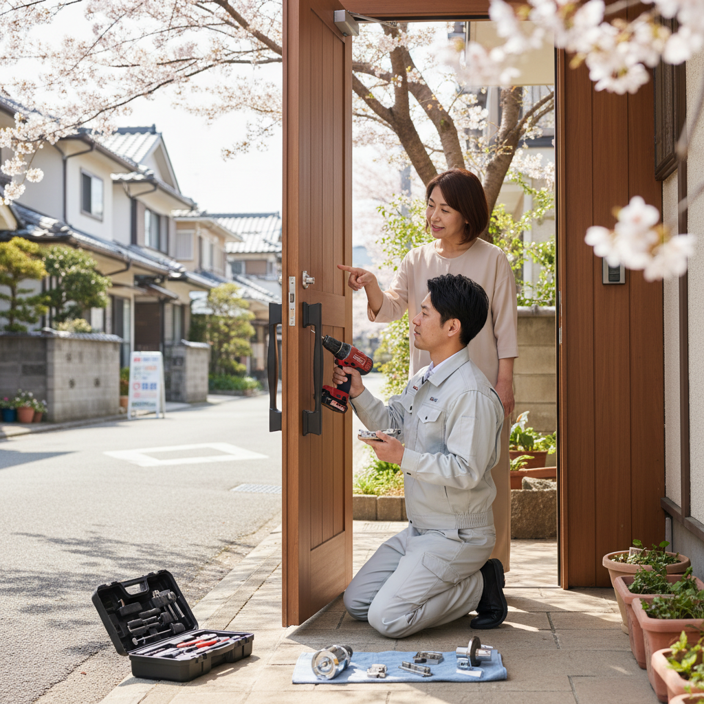 神奈川県横浜市鶴見区のドア修理：料金相場・事例・依頼の流れ