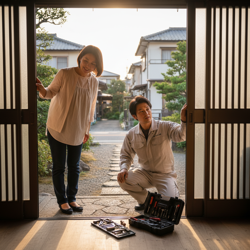 料金相場・事例紹介と神奈川県海老名市でのドア修理依頼の流れ