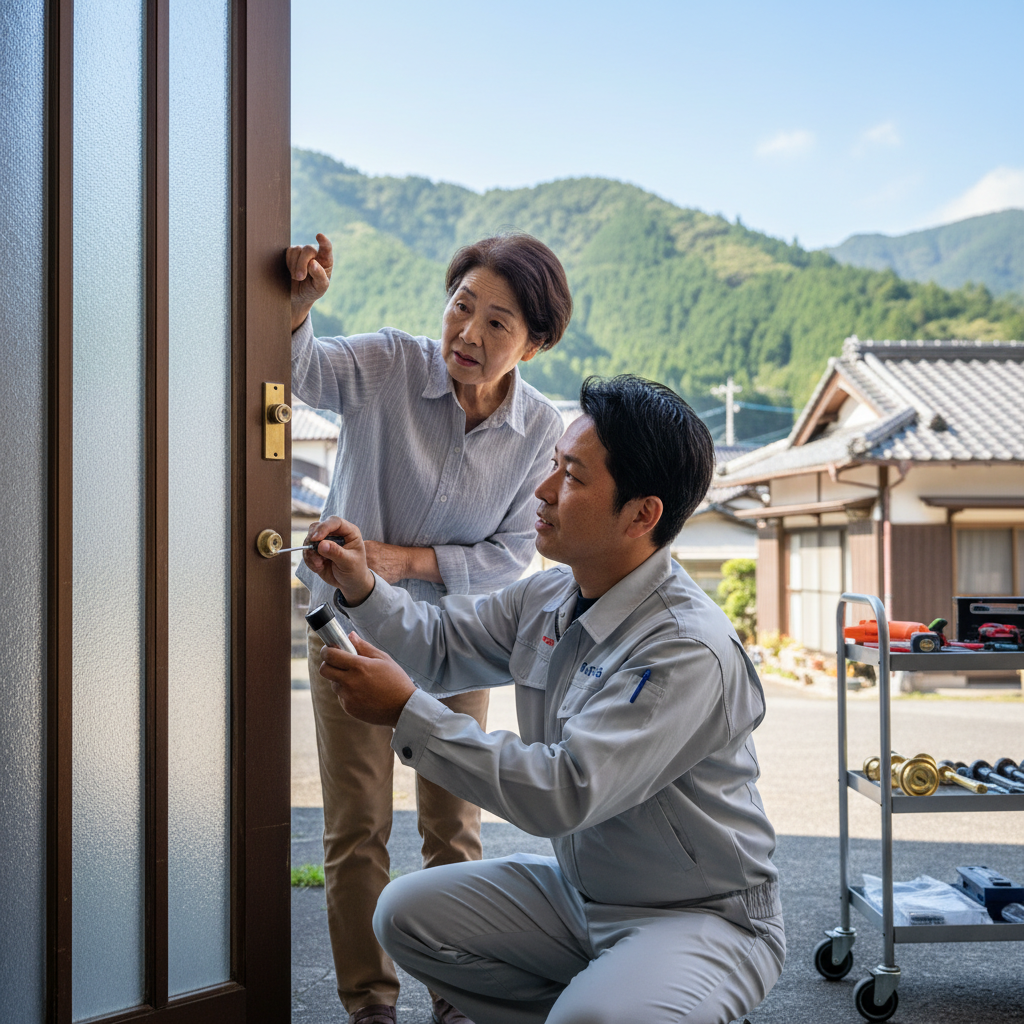 神奈川県山北町 ドア修理の料金・事例・依頼の流れ