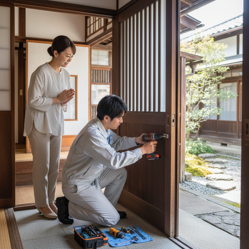 神奈川県小田原市 ドア修理の料金相場、事例、依頼の流れ