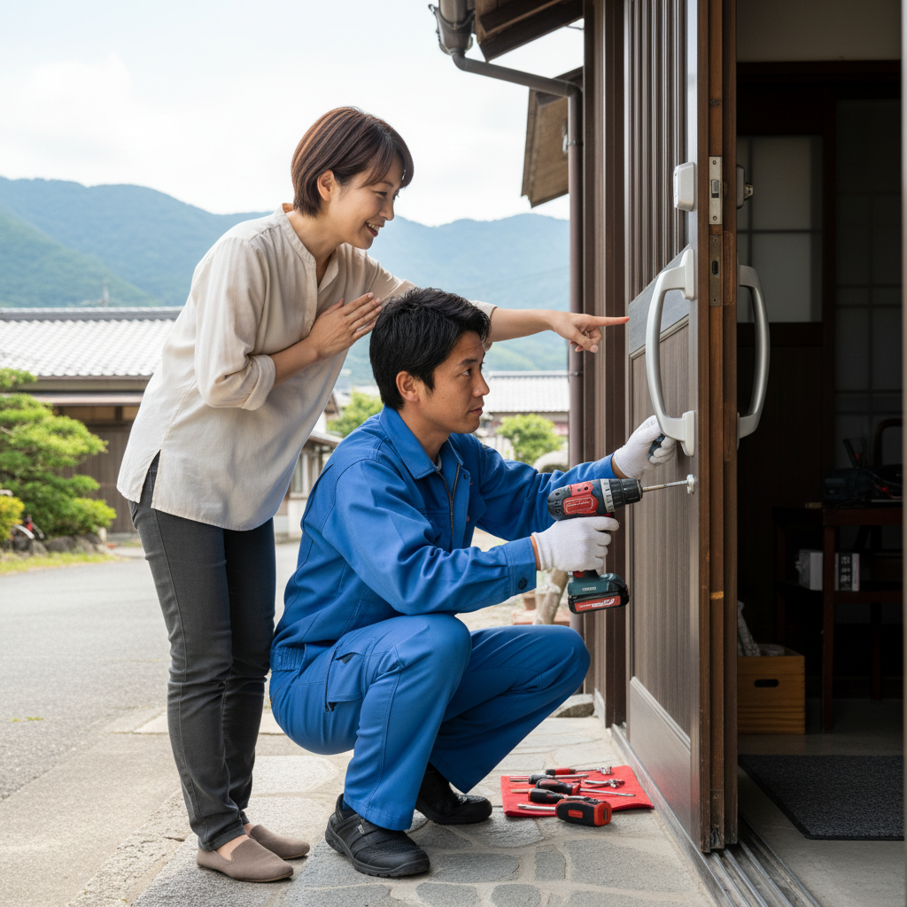 神奈川県松田町 ドア修理の料金相場・事例・依頼の流れ