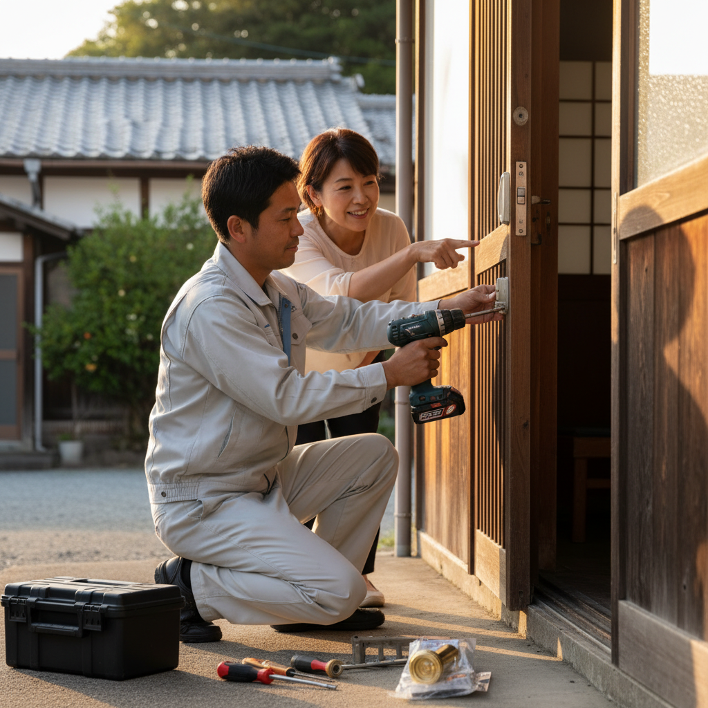 神奈川県真鶴町のドア修理：料金相場、事例、依頼の流れ
