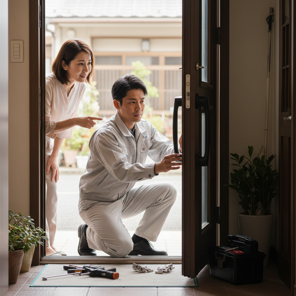 神奈川県川崎市幸区 ドア修理の料金・事例・依頼の流れ