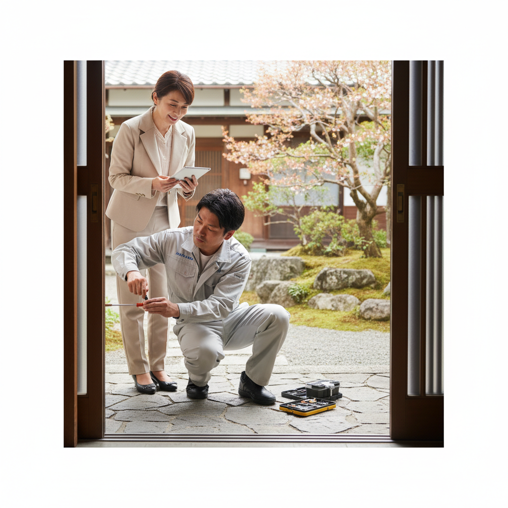 神奈川県大磯町のドア修理：料金相場、事例、依頼の流れ