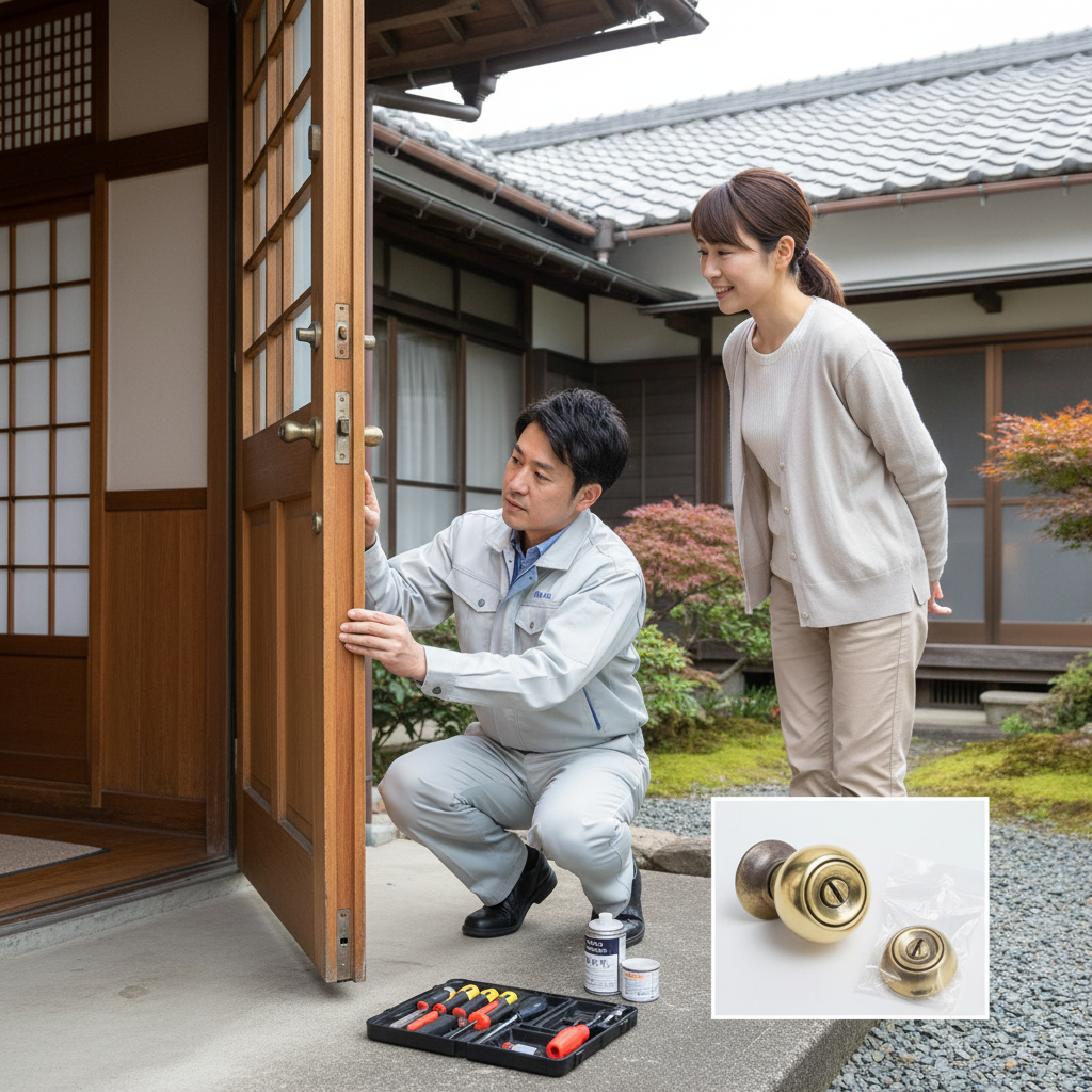 神奈川県大和市のドア修理：料金・事例・依頼の流れ