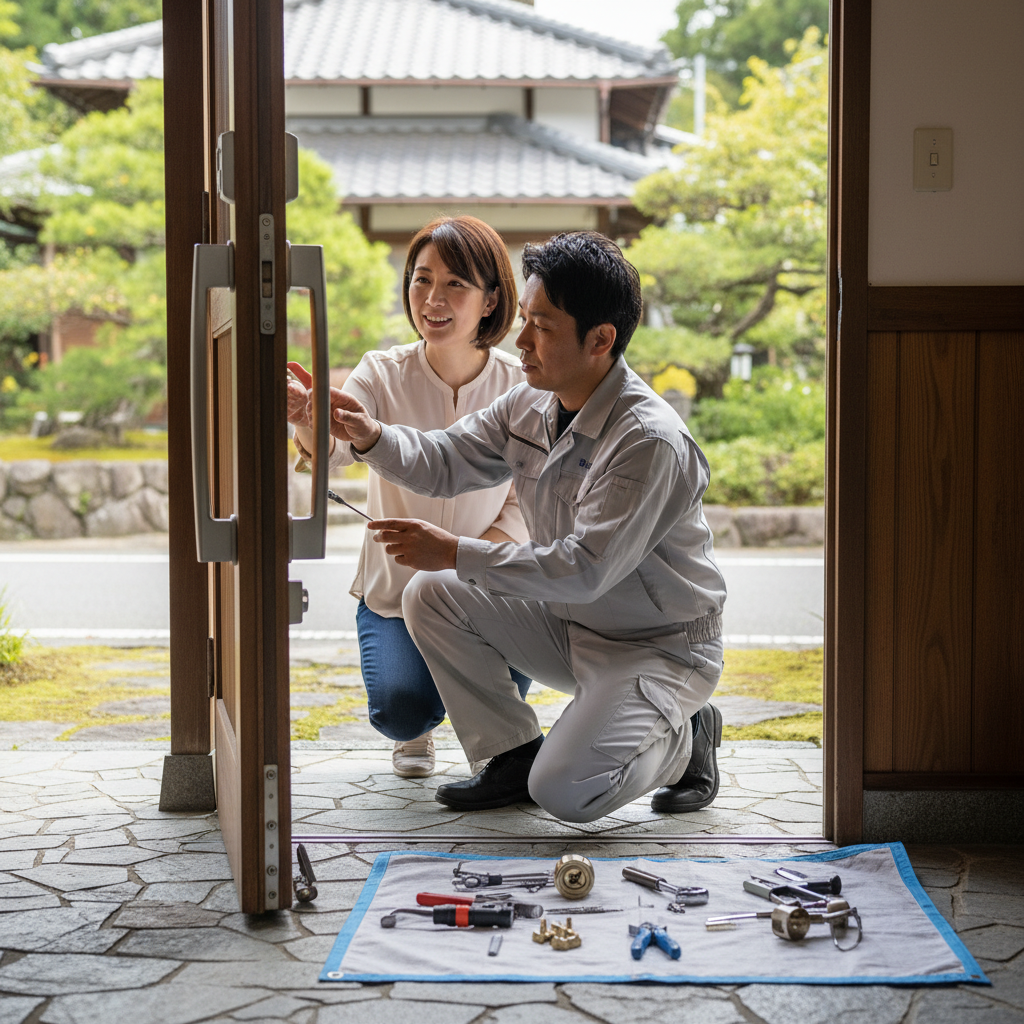神奈川県中井町のドア修理:料金相場、事例、依頼の流れ