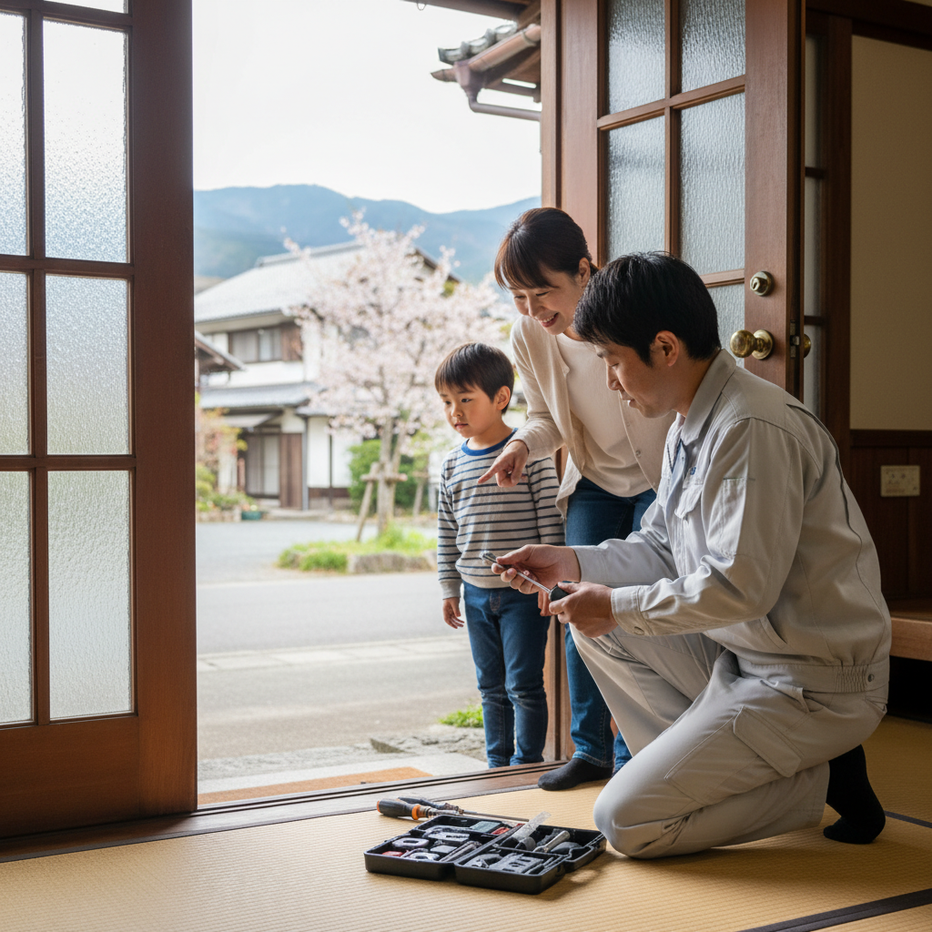 神奈川県二宮町 ドア修理の料金・事例・依頼の流れ