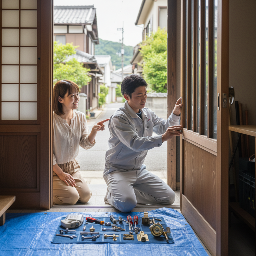 神奈川県葉山町のドア修理:料金・事例・依頼の流れ