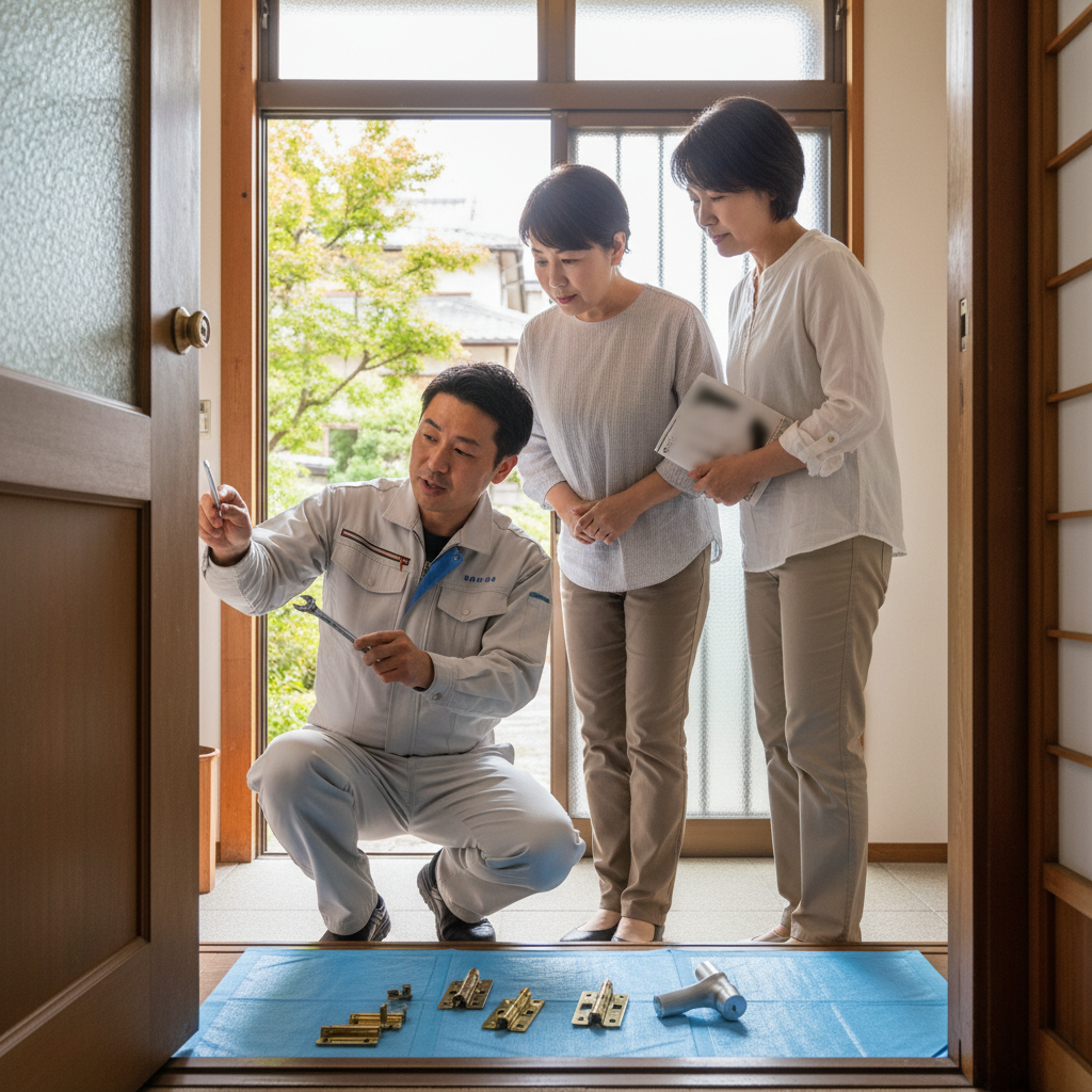 千葉県一宮町のドア修理：料金の目安、事例、依頼の流れ