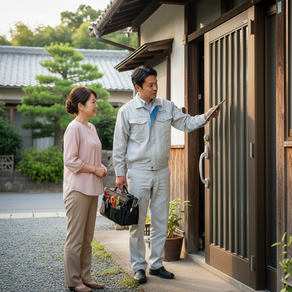 千葉県横芝光町 ドア修理の料金相場と依頼の流れ