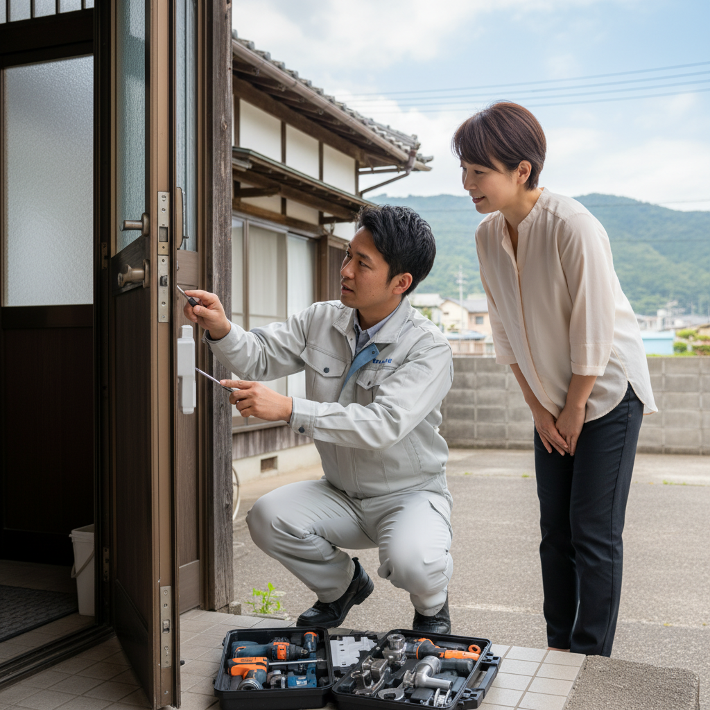 千葉県鴨川市 ドア修理の料金相場、事例、依頼の流れ