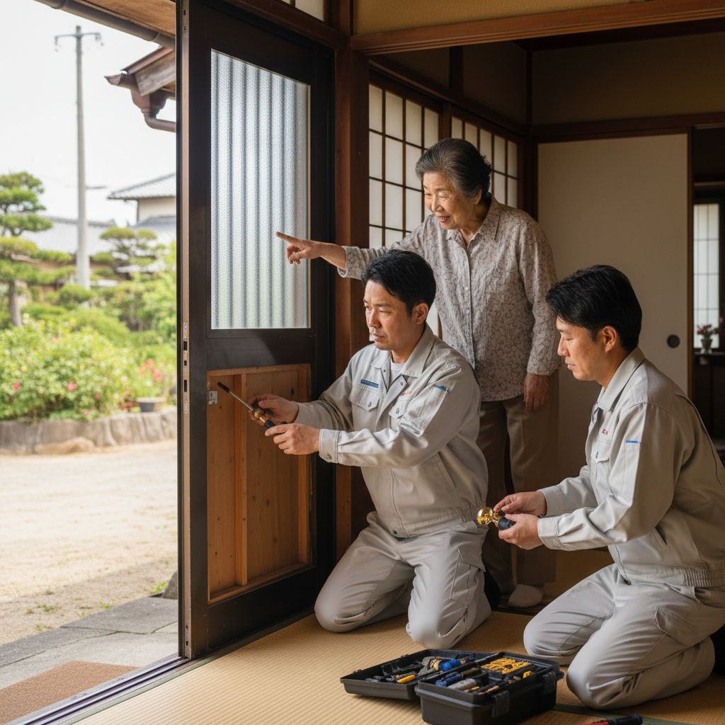 千葉県九十九里町 ドア修理の料金相場と依頼の流れ