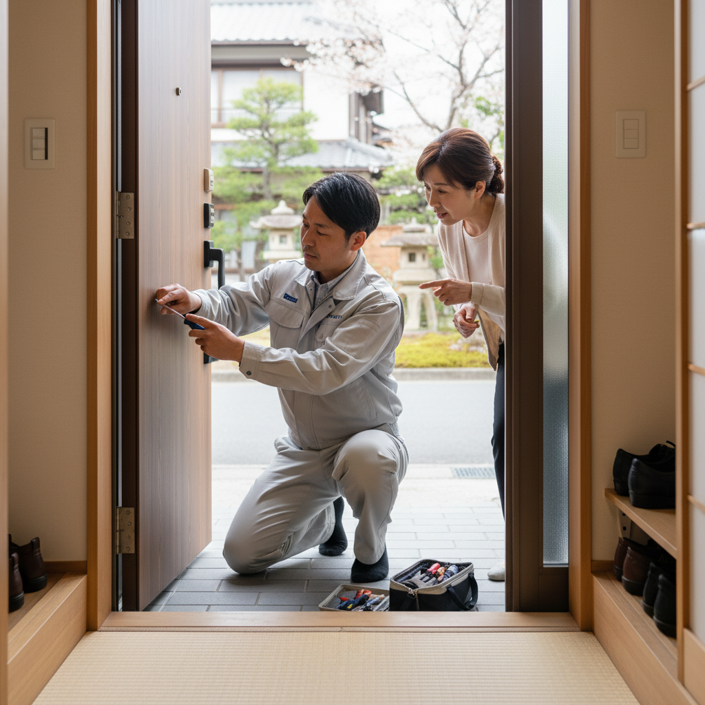 千葉県千葉市稲毛区 ドア修理の料金・事例と依頼の流れ