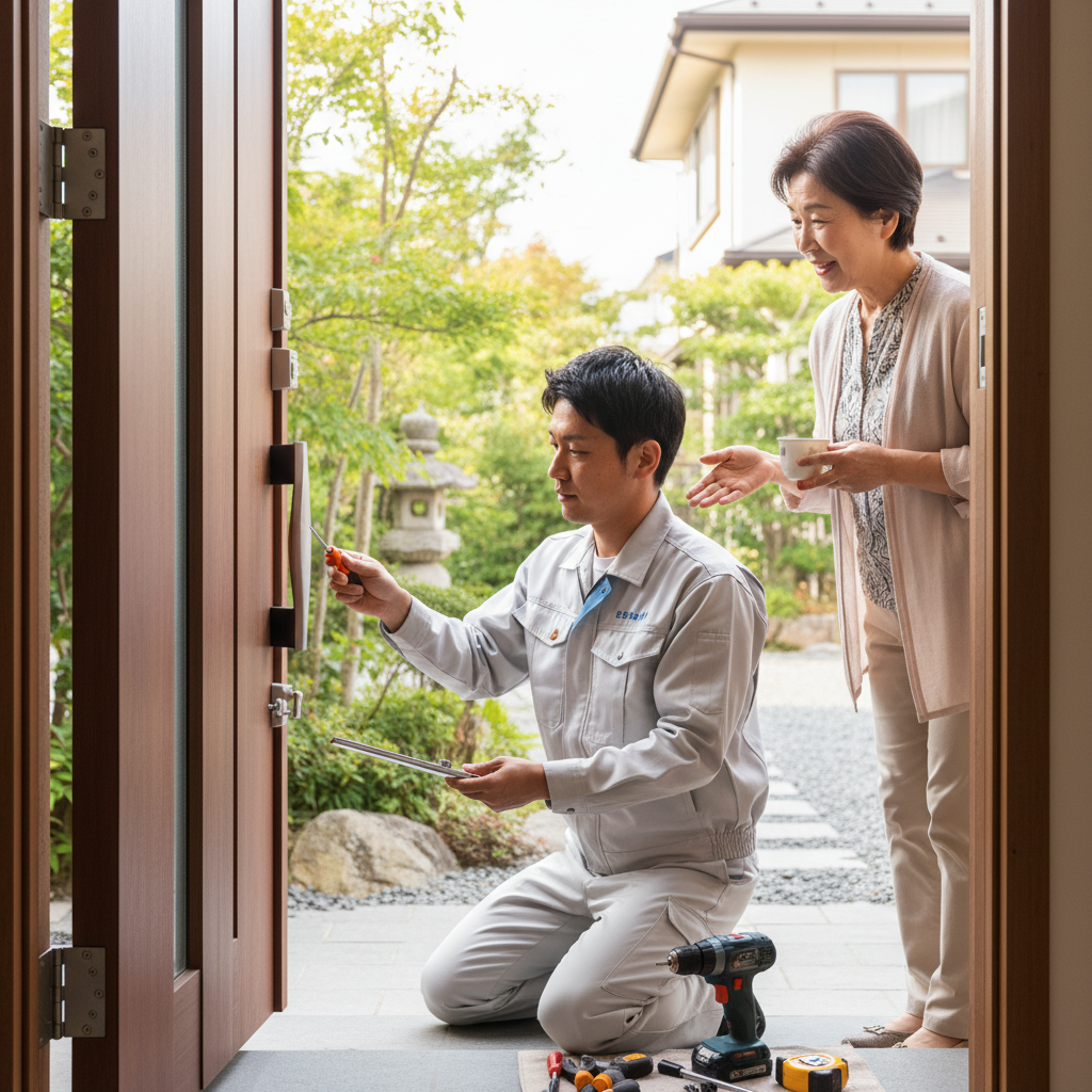 千葉県千葉市緑区のドア修理：料金相場、事例、依頼の流れ
