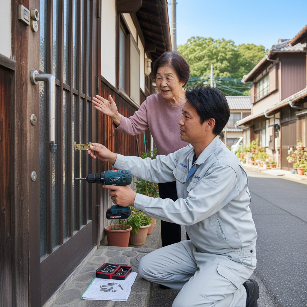 千葉県多古町のドア修理：料金相場、事例、依頼の流れ