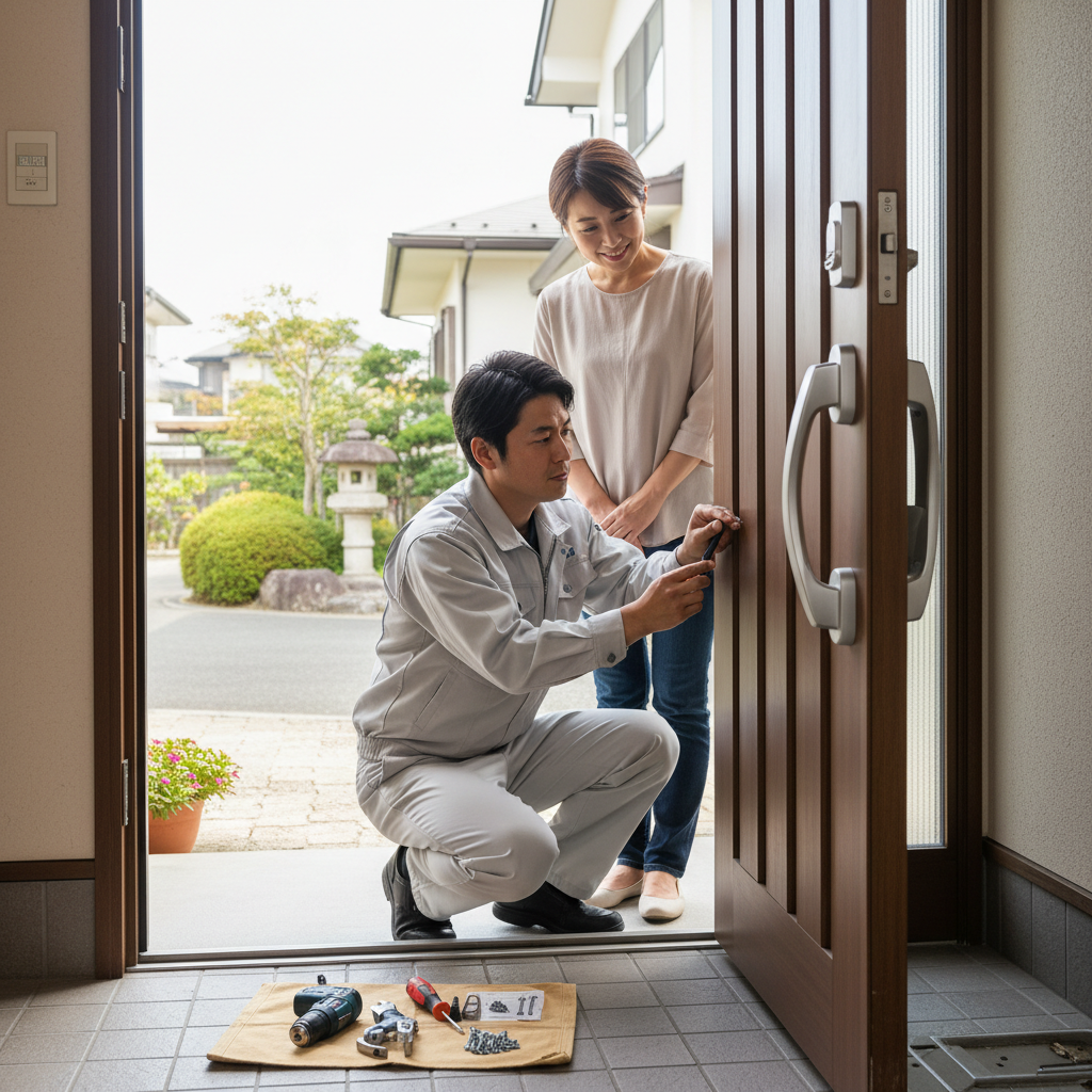 千葉県大網白里市 ドア修理の料金相場・事例と依頼の流れ