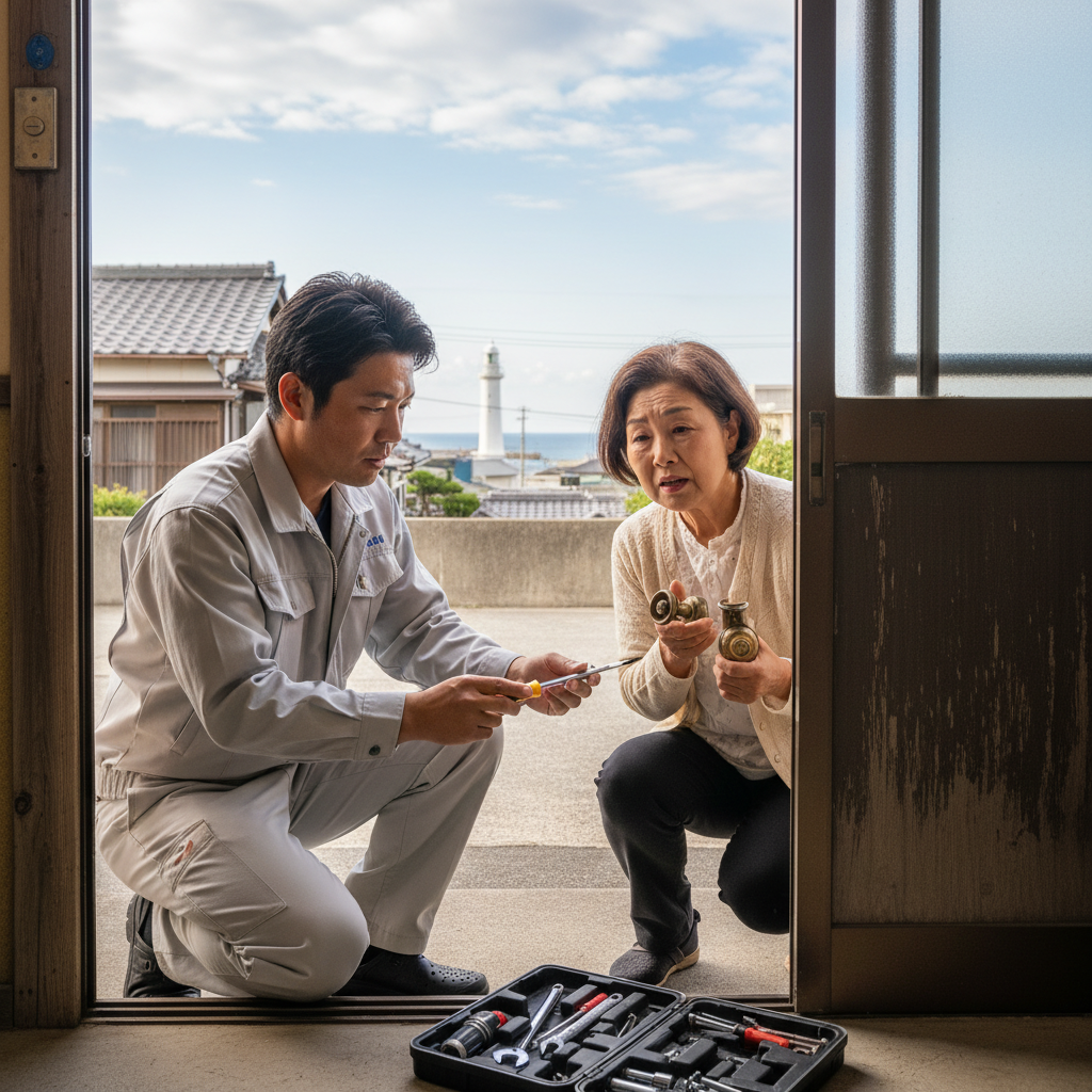 千葉県銚子市のドア修理：料金相場、事例、依頼の流れ