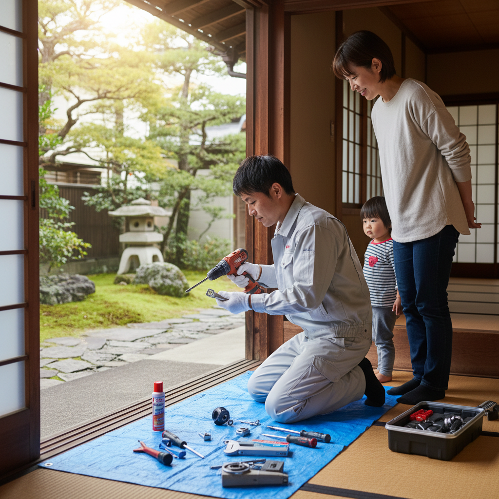 千葉県東金市 ドア修理の料金・事例・依頼の流れ