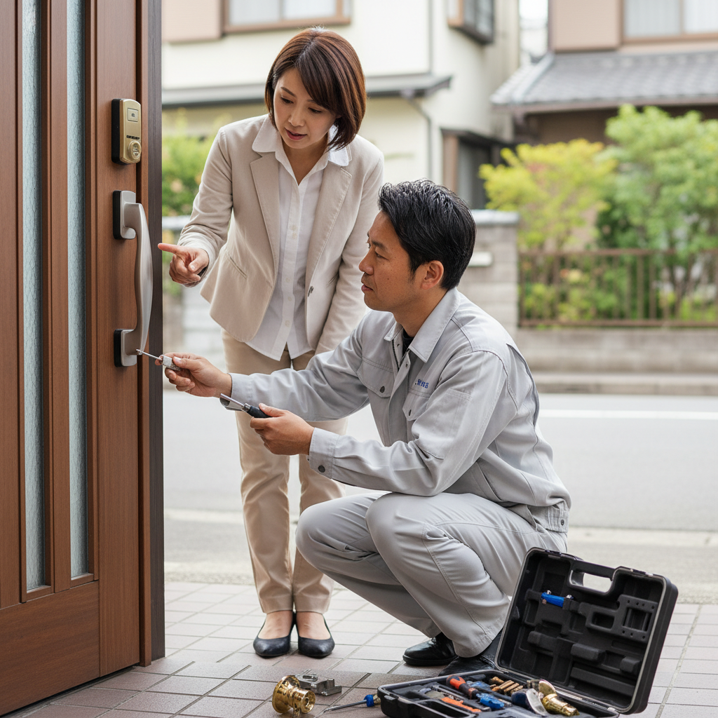 千葉県柏市 ドア修理の料金相場、事例、依頼の流れ