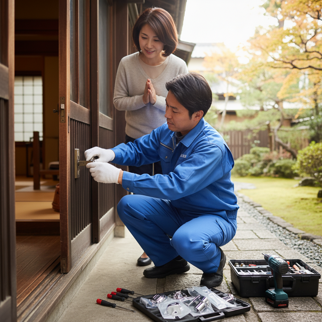 千葉県睦沢町のドア修理:料金・事例・依頼の流れ