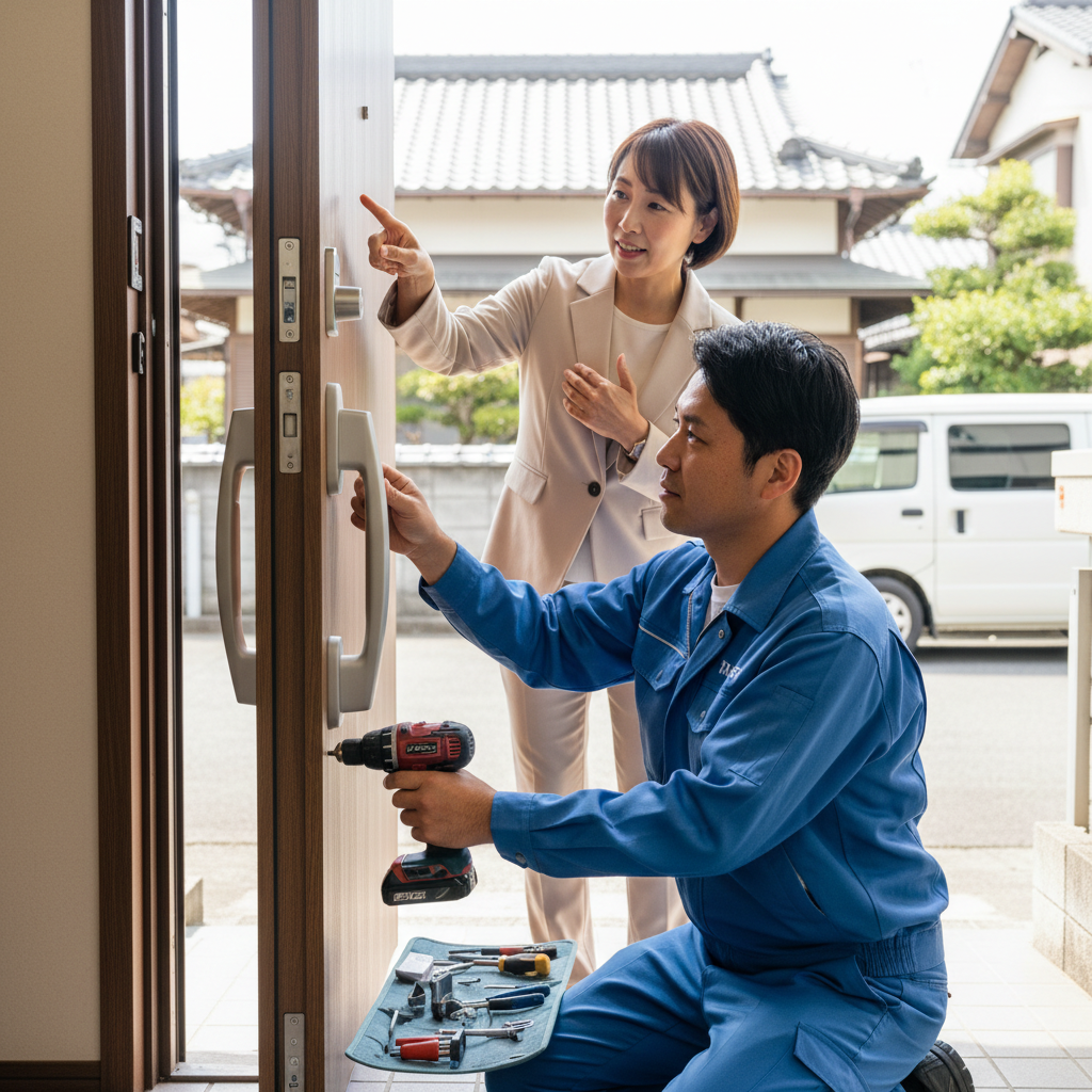 千葉県茂原市でのドア修理：料金相場、事例、依頼の流れ